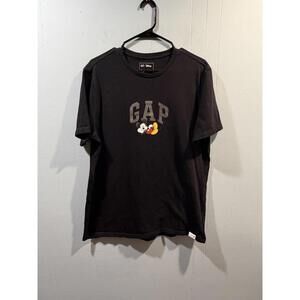Mens Gap X Disney T Shirt Size Large Black Mickey Mouse Print